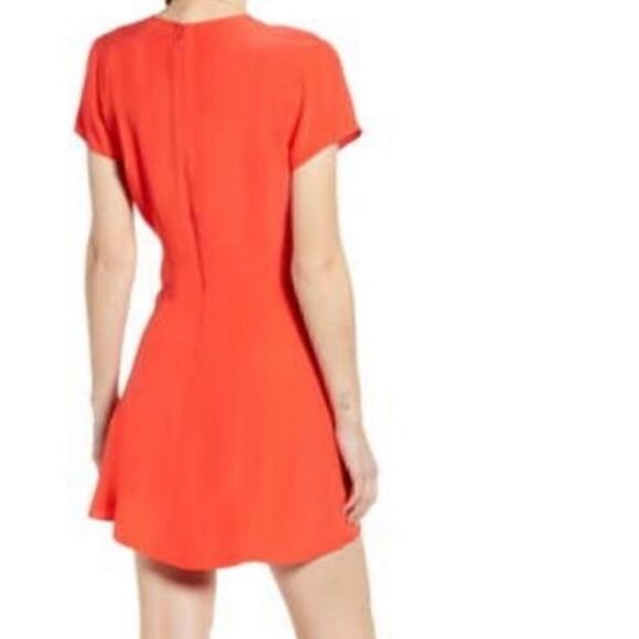 Something Navy Neon Coral Dress - Picture 4 of 16